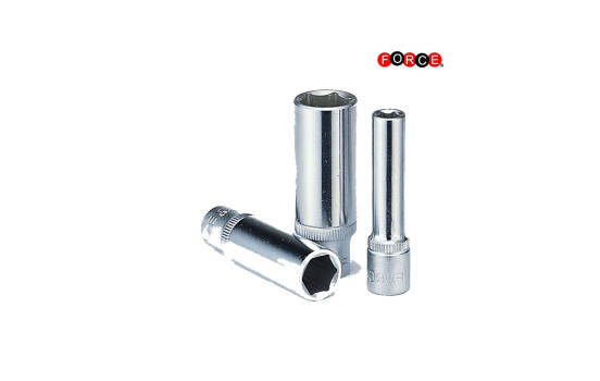 Force Socket long 1/4", 6-sided 9/32"