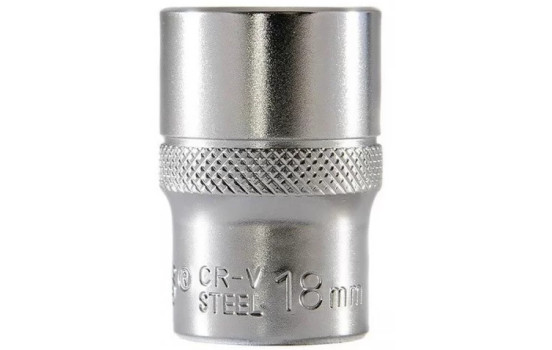 Rooks Socket 1/2", 6-sided, 18 mm