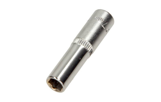 Rooks Socket 1/4", 6-sided, 7 mm, long