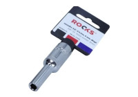 Rooks Socket 3/8", 6-sided, 6 mm, long