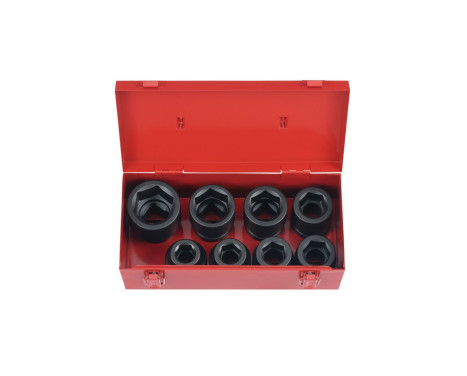 Force 1" Impact Socket Set 6-sided 8 pieces