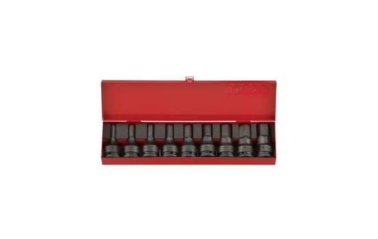 Force 3/4" Power Bit Socket Set Hexagon SAE 9-piece