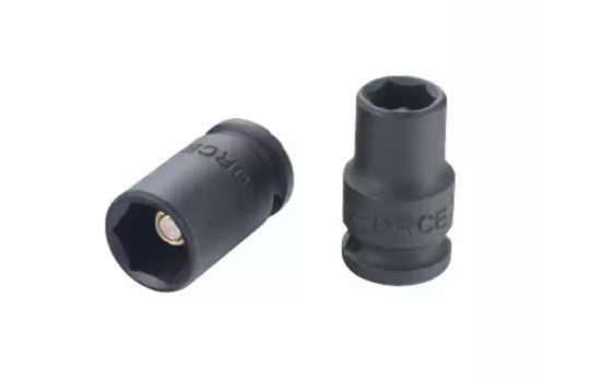 Force Power socket 3/8" magnetic 6-sided 12mm