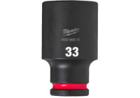 Milwaukee SHOCKWAVE™ Impact Socket 1/2" long 33 mm - 1 piece