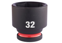 Milwaukee SHOCKWAVE™ Impact Socket 1/2" Short 32mm - 1 Piece