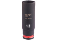 Milwaukee SHOCKWAVE™ Impact socket 1/4" deep 13mm-1pc