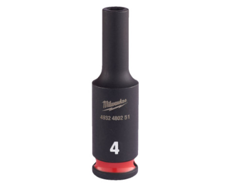 Milwaukee SHOCKWAVE™ Impact socket 1/4" deep 4mm-1pc