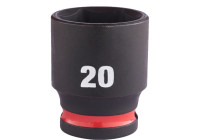 Milwaukee SHOCKWAVE™ Impact Socket 3/8" 20mm-1pc