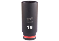 Milwaukee SHOCKWAVE™ Impact Socket 3/8" deep 19mm-1pc