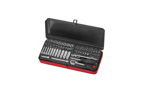 1/4" Socket Set 6-sided 71 pieces, Image 2
