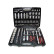 108 piece 1/4 & 1/2 socket set