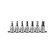 3/8" Bit socket set Allen 7 pieces, Thumbnail 2