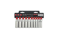 3/8" Socket set long Spline 10 pieces