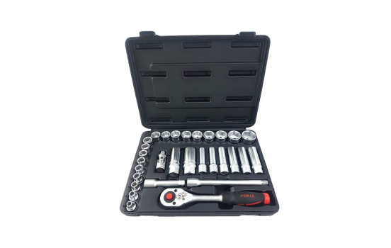 30pc 3/8"DR. 6pt. Flank Socket set, Image 4