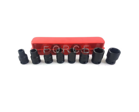 8pc 3/8" Impact socket set