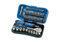 Draper 1/4'' Ratchet, socket and bit set 39pcs