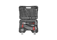 Force 1/2" 6-point socket and wrench set, 62 pieces