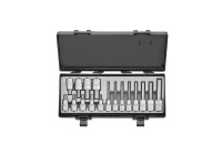 Force 1/2" Bit Socket Set Allen 17 Pieces