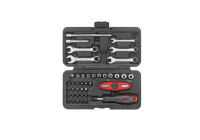 Force 1/4" 6-point socket set 41 pieces