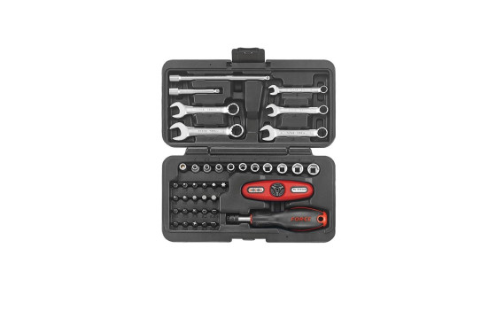 Force 1/4" 6-point socket set 41 pieces