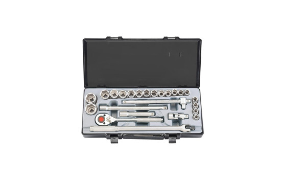 Force 24 Piece 1/2" Surface Drive Connection (SAE)