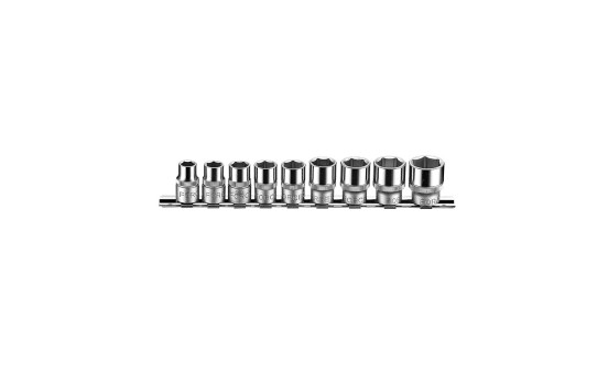 Force 3093 3/8 Socket Set 6-sided 9 pieces