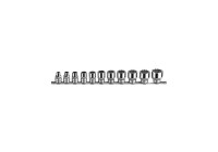 Force 3111 3/8 Socket Set 12-sided 11 pieces