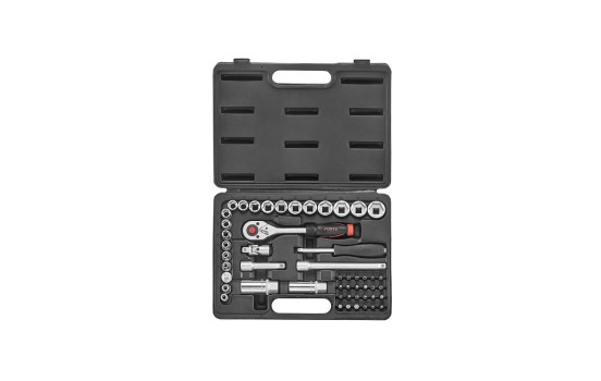 Force 3511 3/8 Socket Set 6-sided 51 pieces