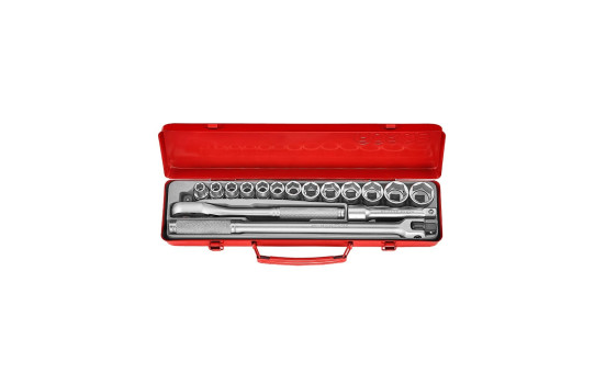 Force Socket Set 1/2" 12-sided 16 pieces