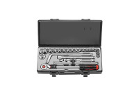 Force Socket Set 1/2" 6-sided 25-piece