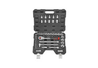 Force Socket Set 1/2" 6-sided and E-torx 40-piece