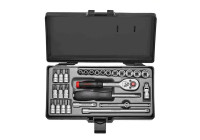 Force Socket Set 1/4" 6-sided 27 pieces