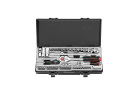 Force Socket Set 1/4" & 1/2" 12-point 54-piece
