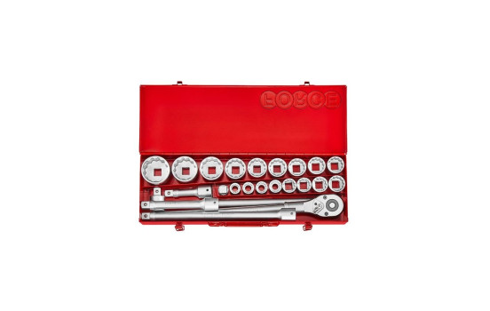 Force Socket Set 3/4" 12-sided 23 pieces, Image 2