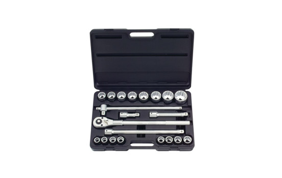 Force Socket Set 3/4" 6-sided 21 pieces, Image 2