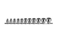 Force Socket Set 3/8" 12-point SAE 11 pieces