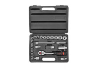 Force Socket Set 3/8" 6-sided 26 pieces