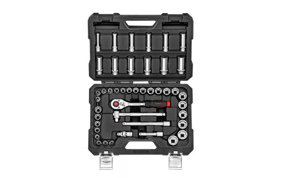 Force Socket Set 3/8" 6-sided 44 pieces