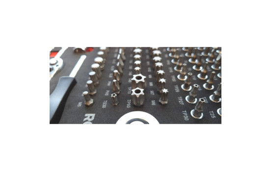 Rooks Ratchet and socket set 1/2" and 1/4" 155-piece, Image 6