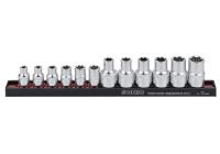 Sonic Socket Set 1/4" & 3/8" TX Plus on rail 12-piece.