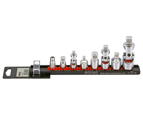 Adapter & cardan joint set 8 pcs. on rail