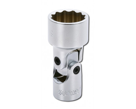 Cardan socket 3/8", 12-sided 16mm