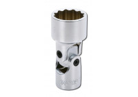 Cardan socket 3/8", 12-sided 17mm