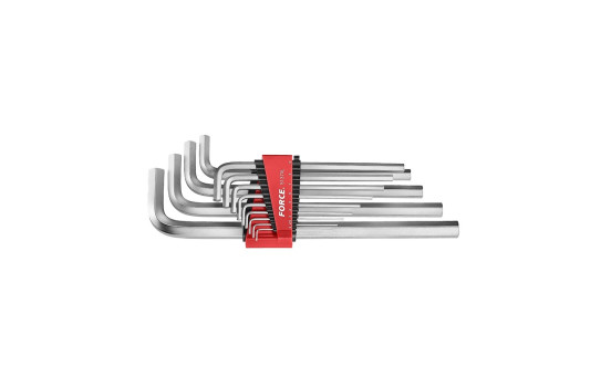 Force extra long Allen key set SAE 13-piece