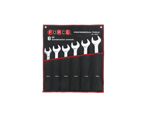 Force Combination wrench set SAE 6-piece