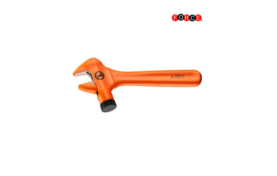 Force fully insulated adjustable wrench 12"