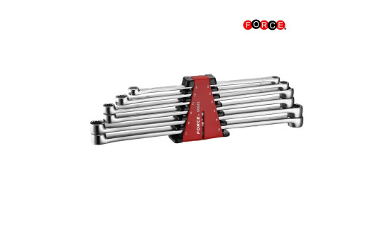 Double ring wrench set XL 6 pieces