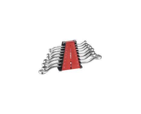 Force 45° Ring spanner set 8-piece