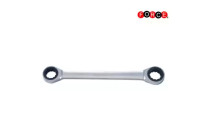 Force double ring ratchet wrench: 8x10