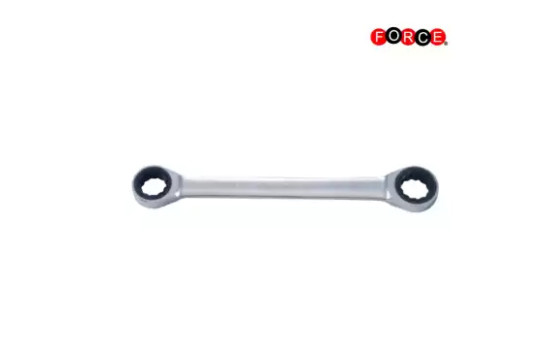 Force double ring ratchet wrench: 8x10